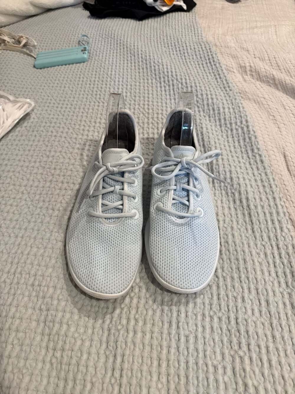 Allbirds Women's Tree Runner Sneakers in Light Blue Size W11